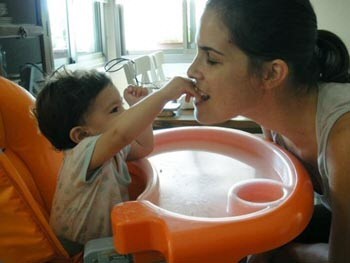 הצמחונים, דנה זיו , הריון ,צמחונות